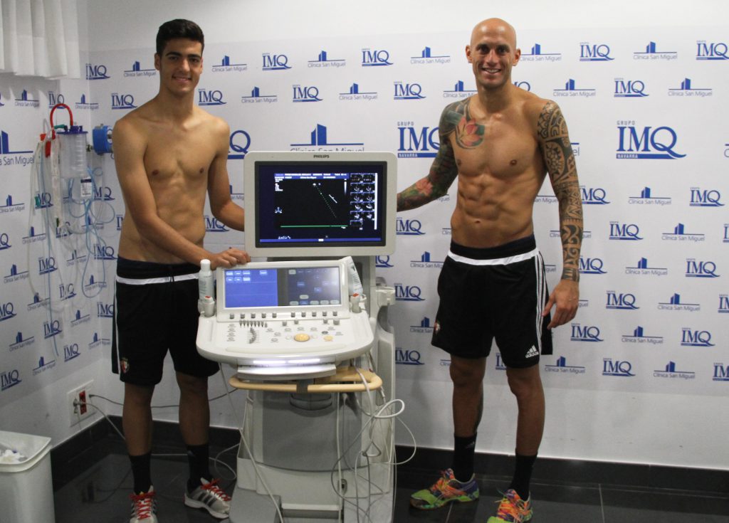 Turno de Nauzet Pérez y Mikel Merino en Clínica San Miguel