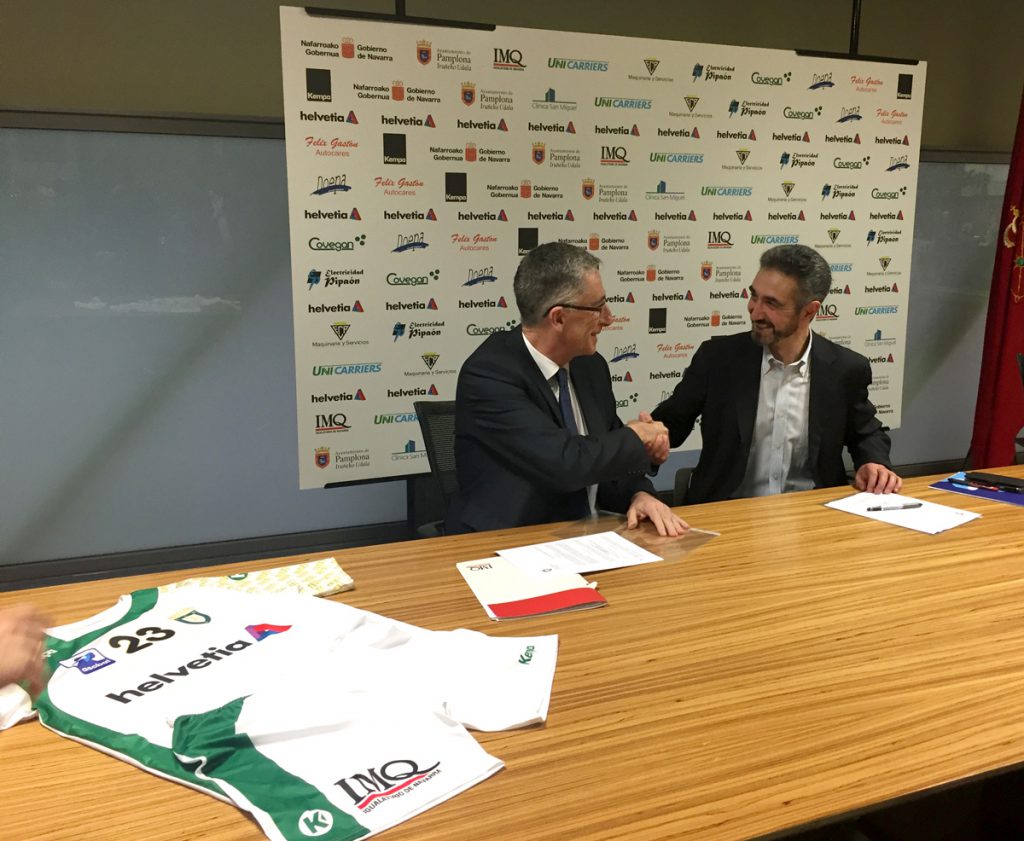 Anaitasuna e IMQ Navarra, renuevan un año más por la salud del equipo