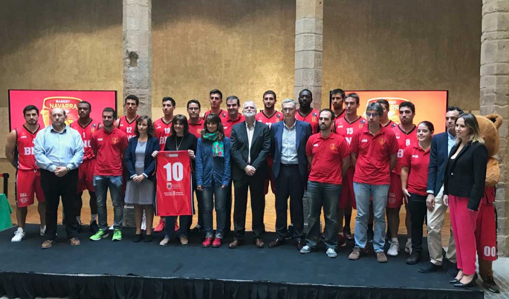 CON EL BASKET NAVARRA CLUB EN LA TEMPORADA DE SUS 10 AÑOS