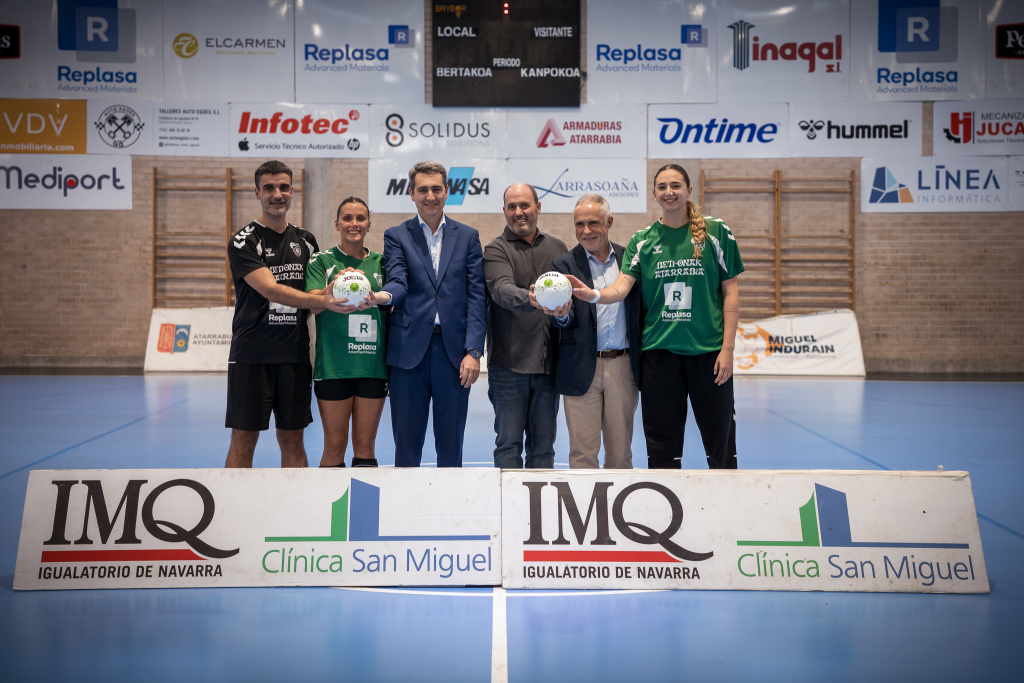IMQ Navarra y Replasa Beti-Onak renuevan su colaboración durante la temporada 2026/2027